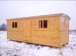 Бытовка дачная 6,0х2,3м двухкомнатная